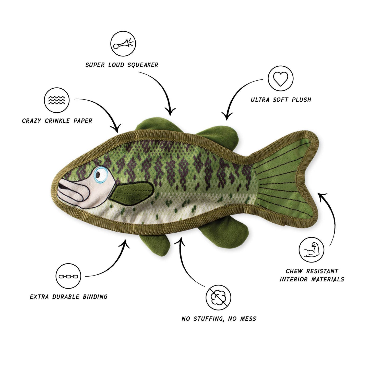 Dumb Bass Durable Dog Toy