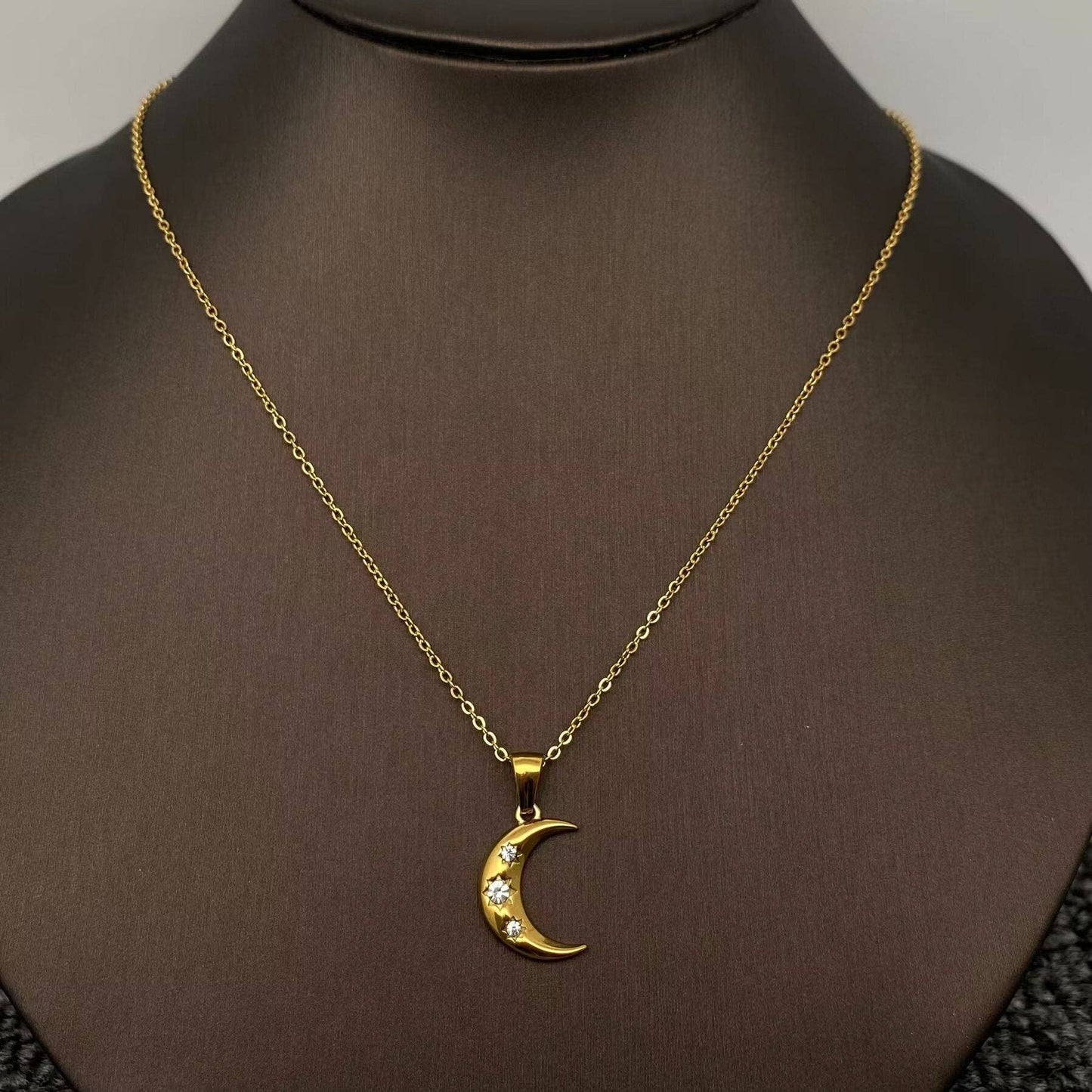 Moon Charm Necklace