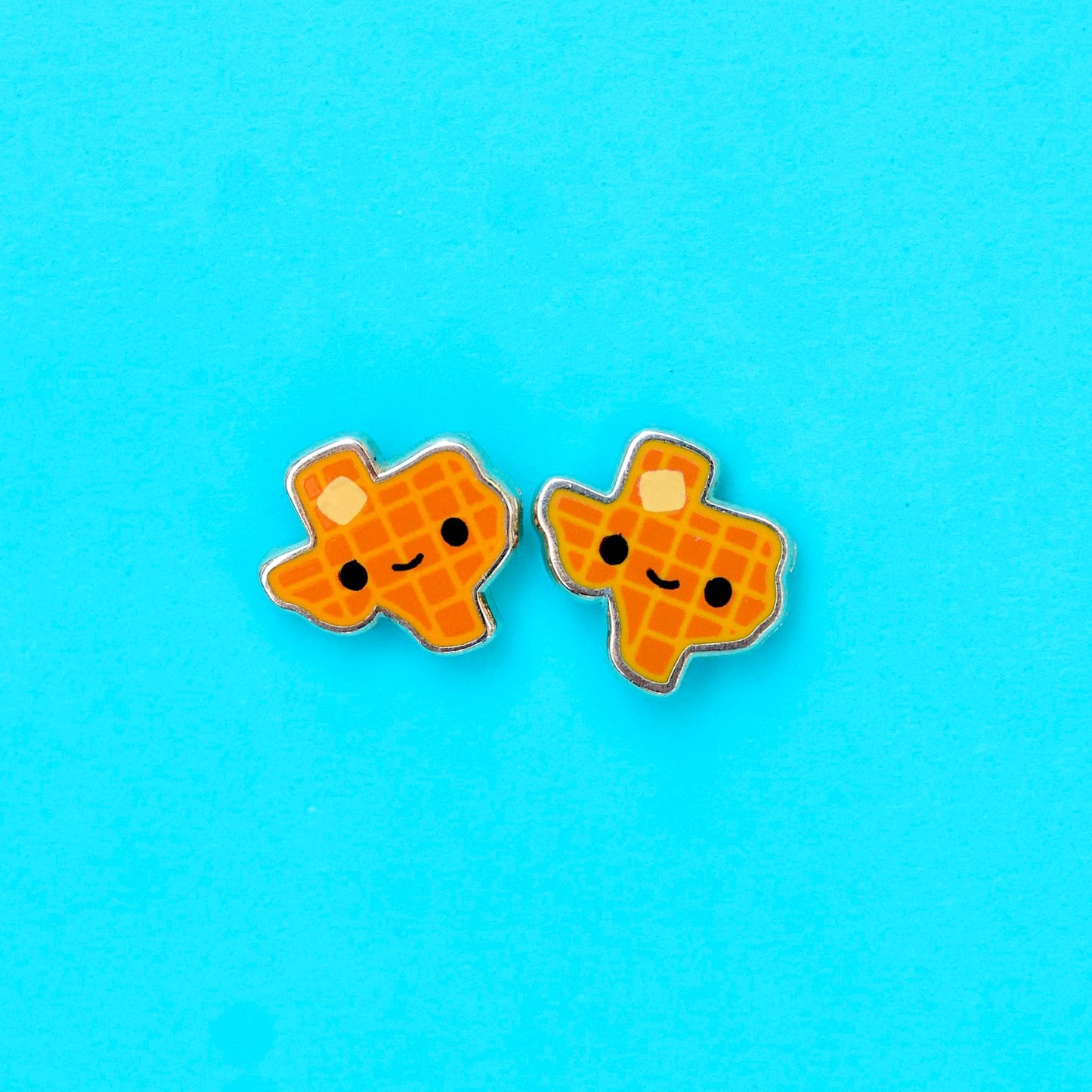 Texas Waffle Earrings