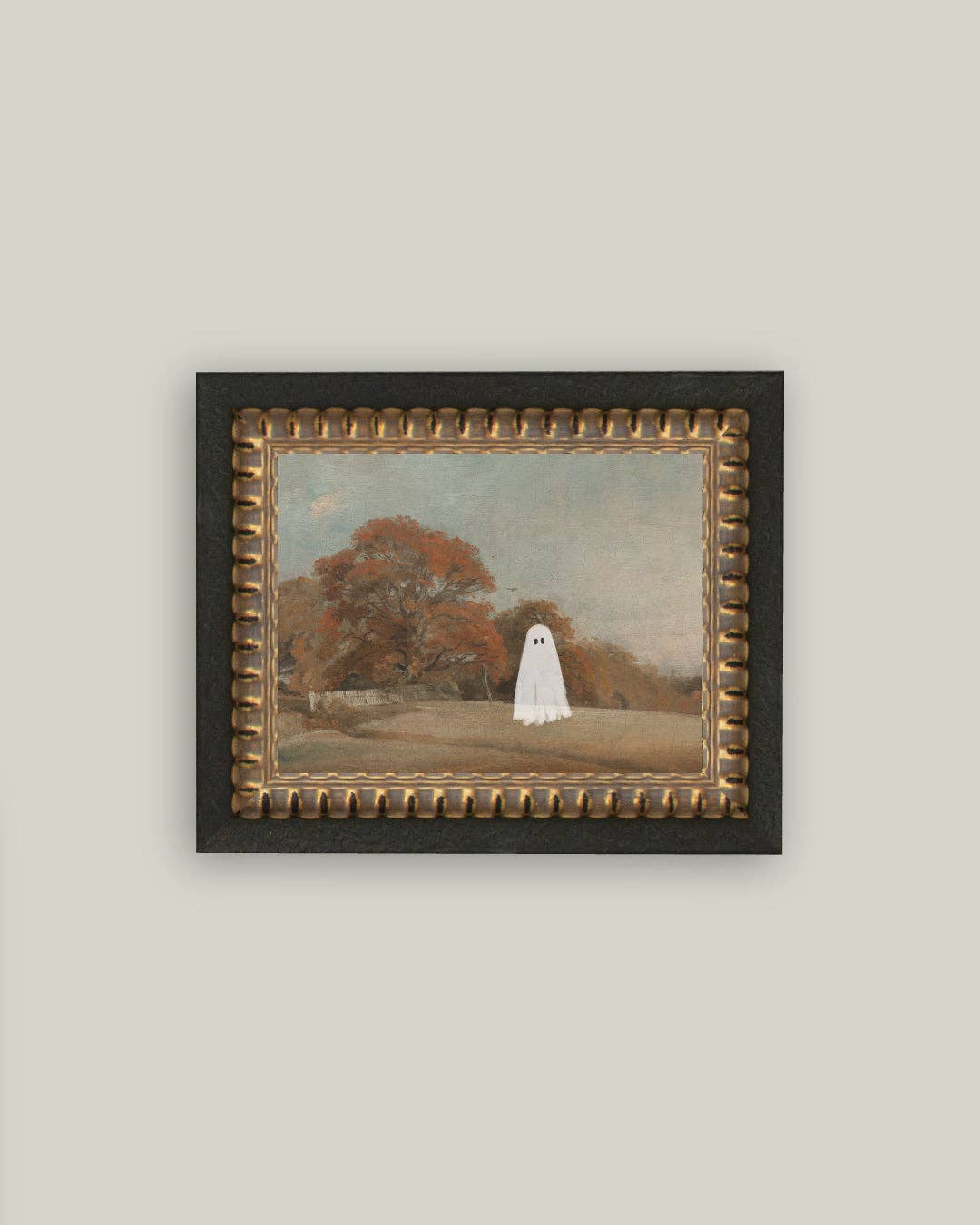 Autumn Field Ghost Framed Antique Art