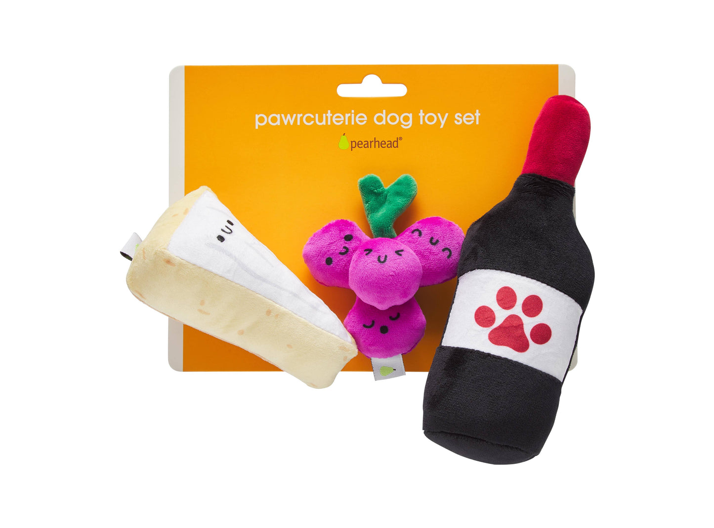 Pawrcuterie Board Dog Toys, Set of 3