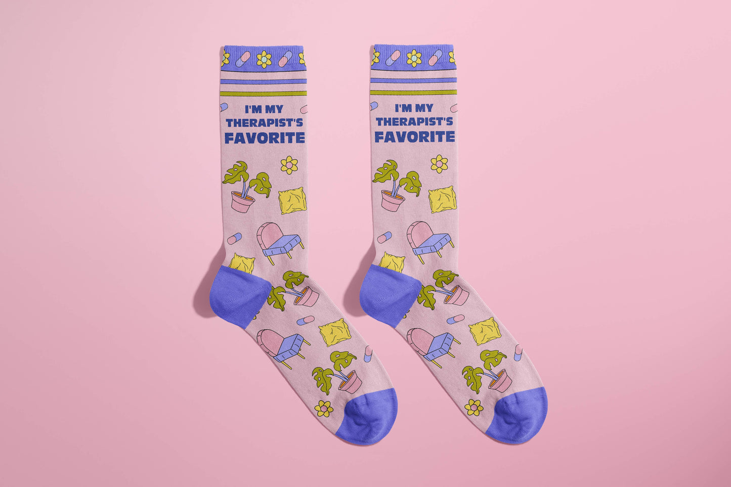 Therapists Favorite Socks (funny, mental health, stocking