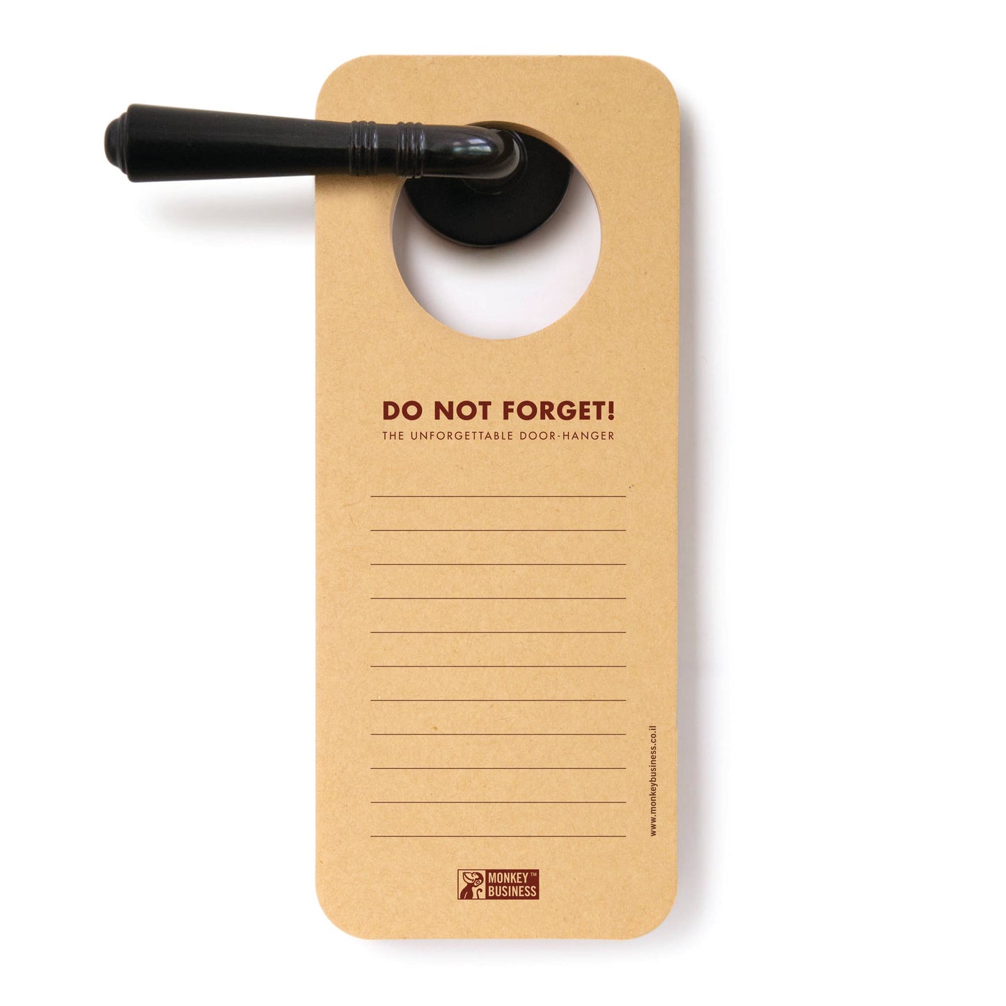 Unforgettable Doorhanger | Door Hanging Reminder Pad