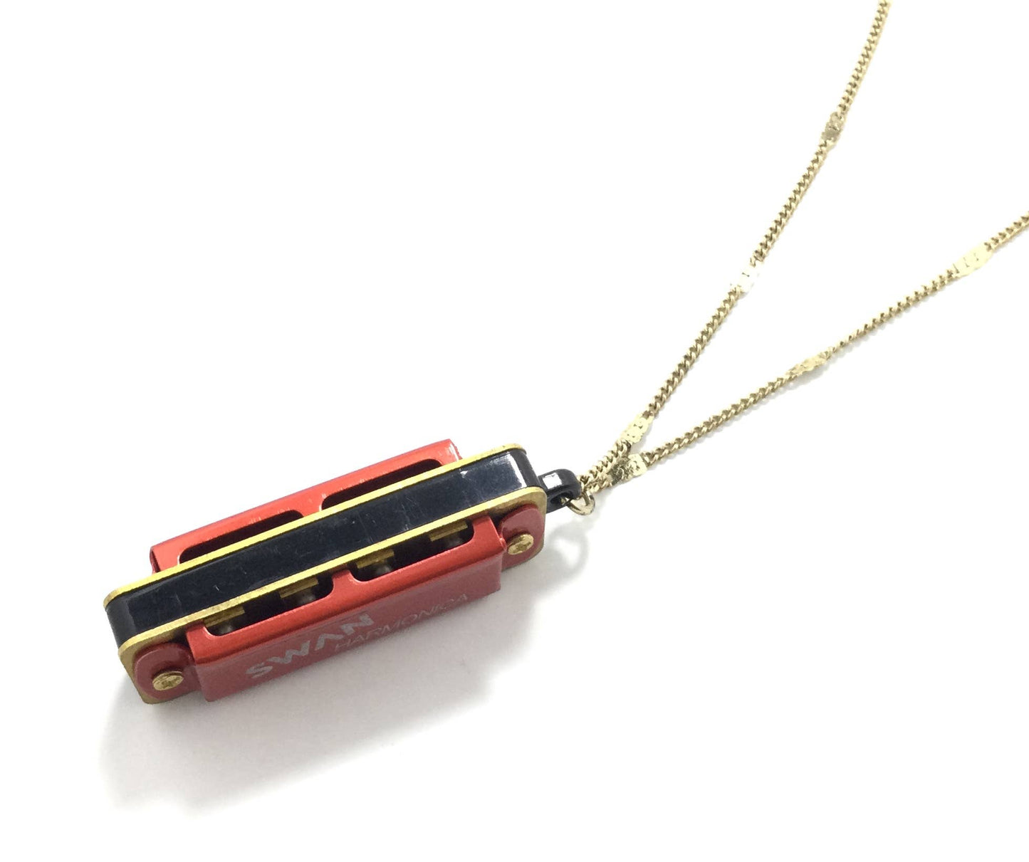 Mini Red Harmonica Necklace