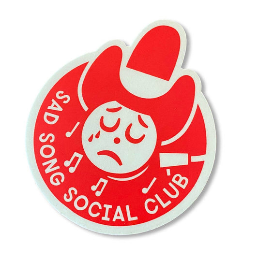Sad Song Social Club  - Country Music Variant Sticker
