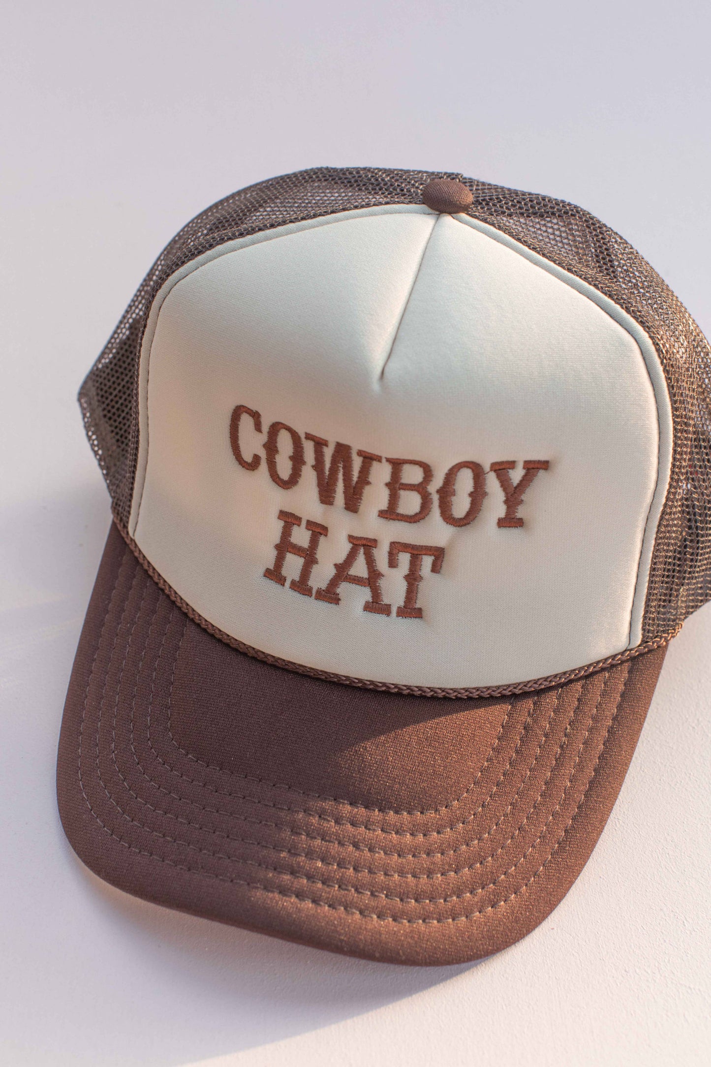 Embroidery Cowboy Hat Western Trucker Hat Cap