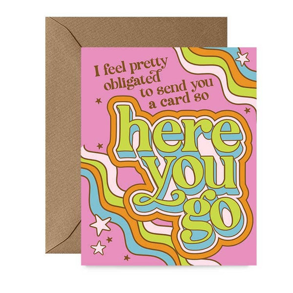 Obligated to Send a Card