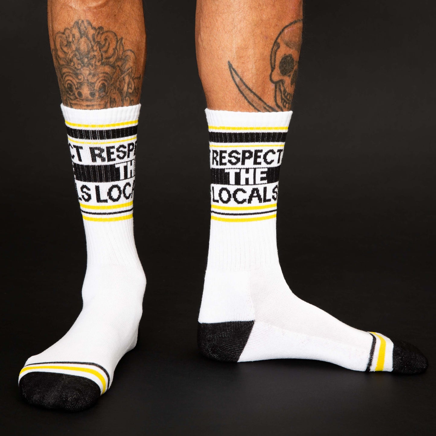 Respect The Locals Gym Crew Socks