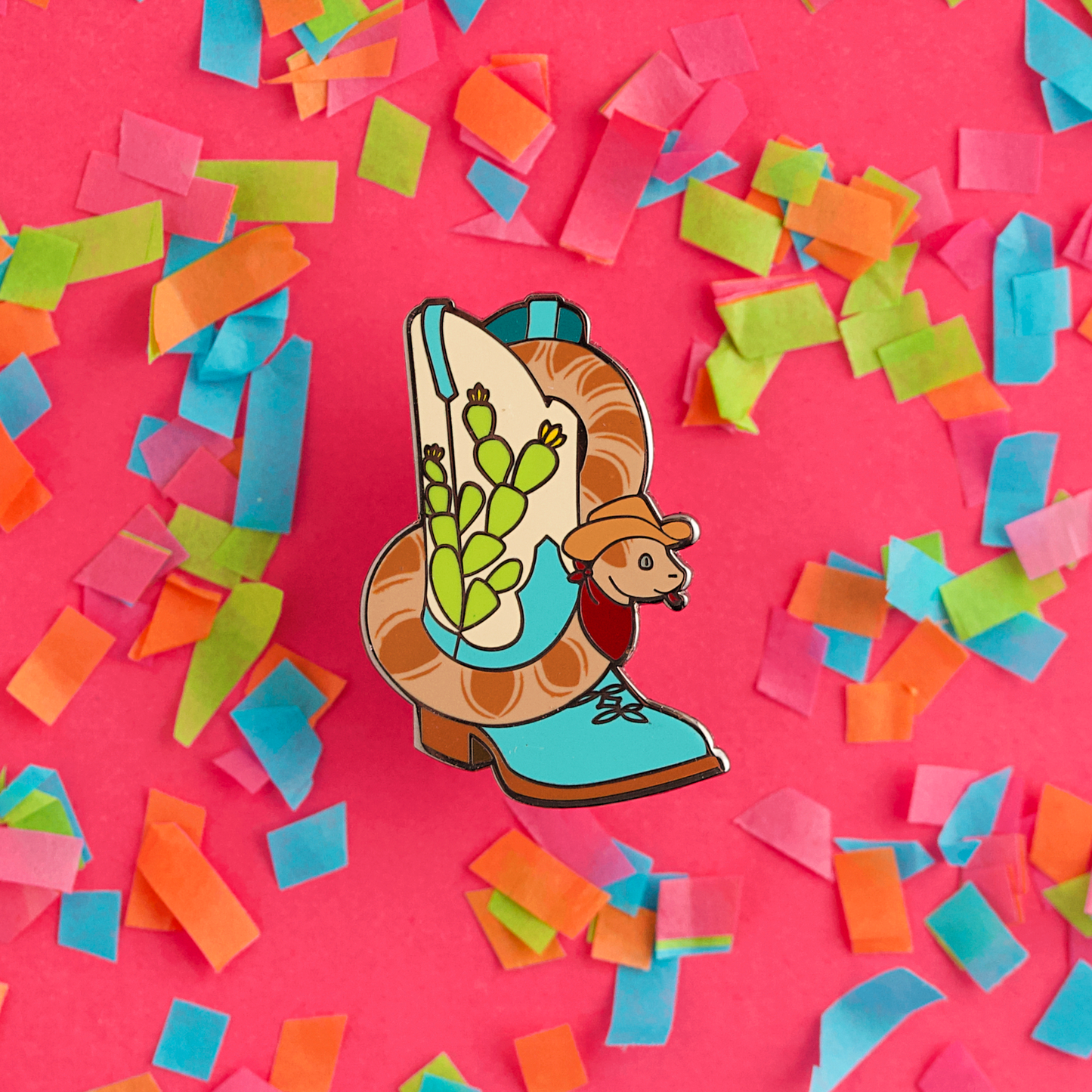 Snake In My Boot Pin