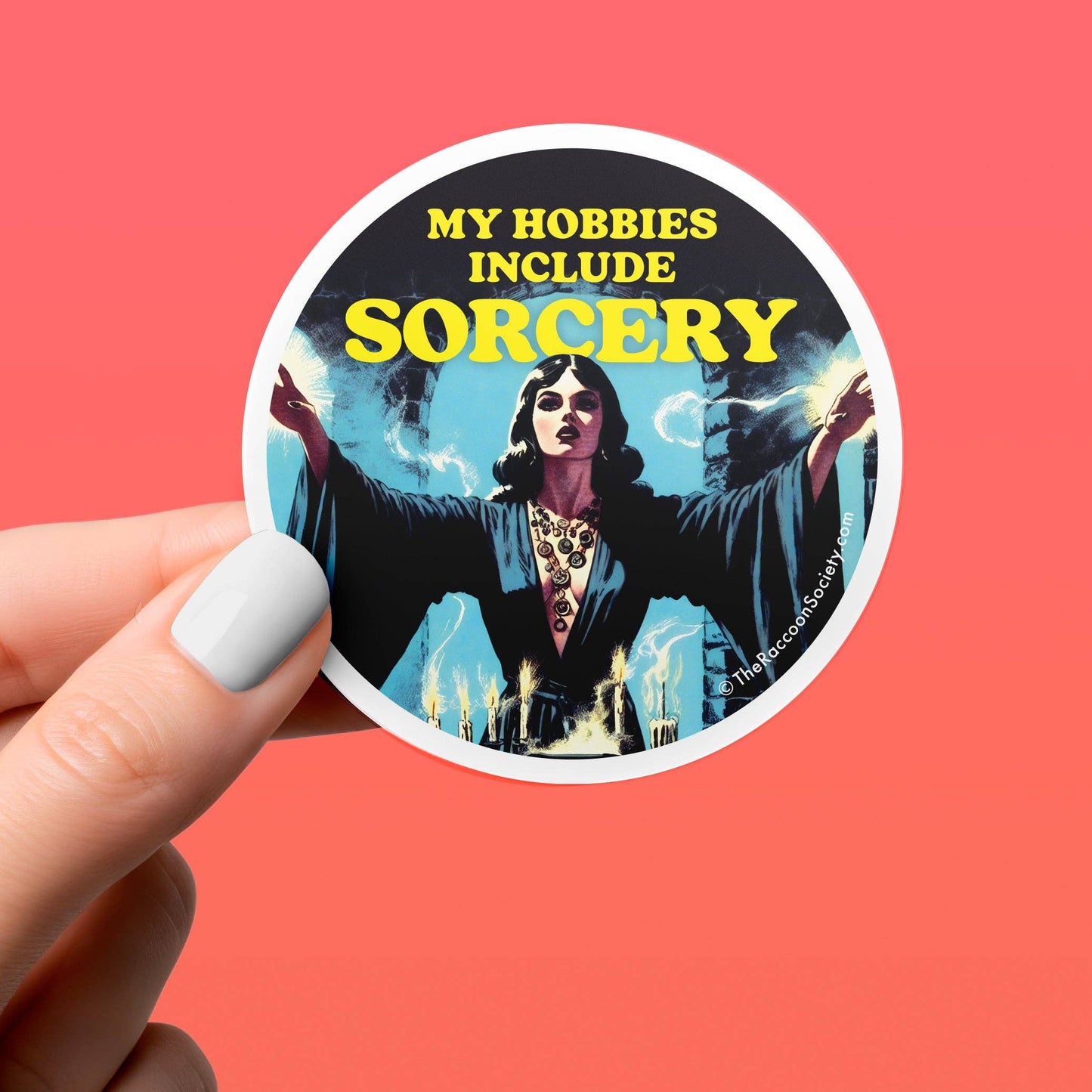 Funny Sticker - MY SORCERY HOBBY - Retro