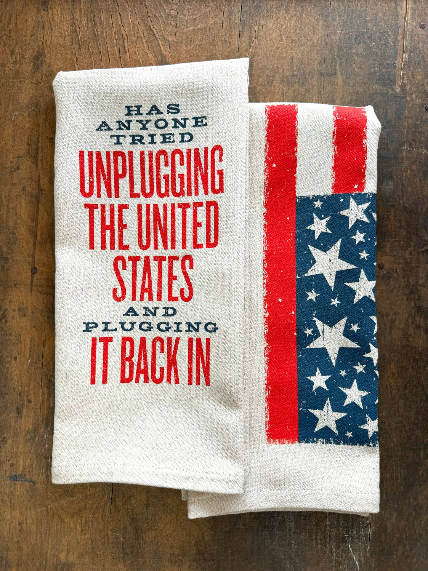 Has Anyone Tried Unplugging The United States Towel