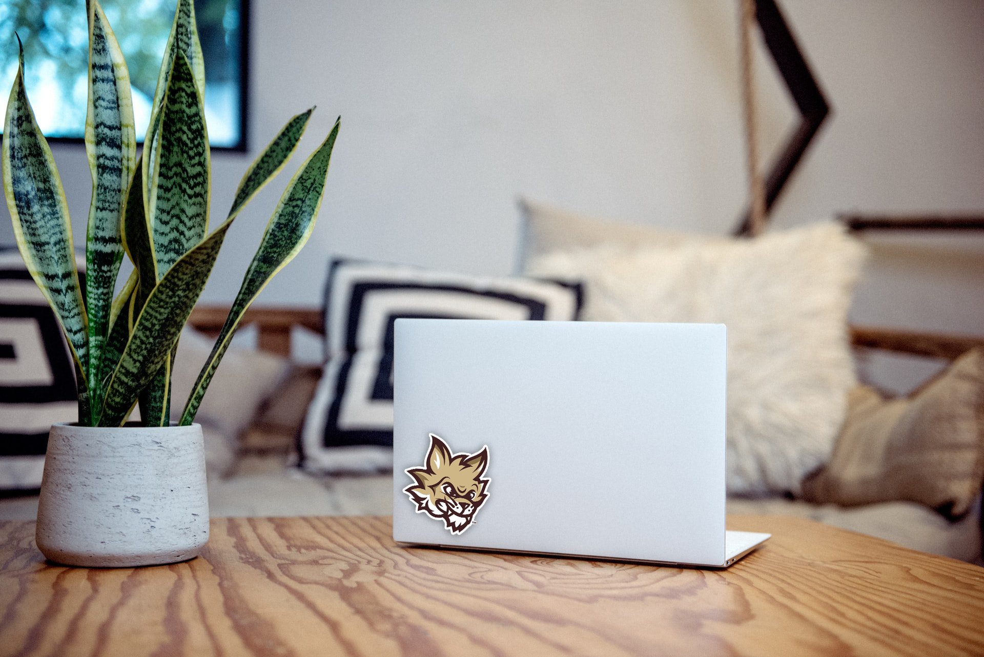 Leyland Designs Texas State Bobcat Sticker - Outdoor Rated Vinyl Decal (5")