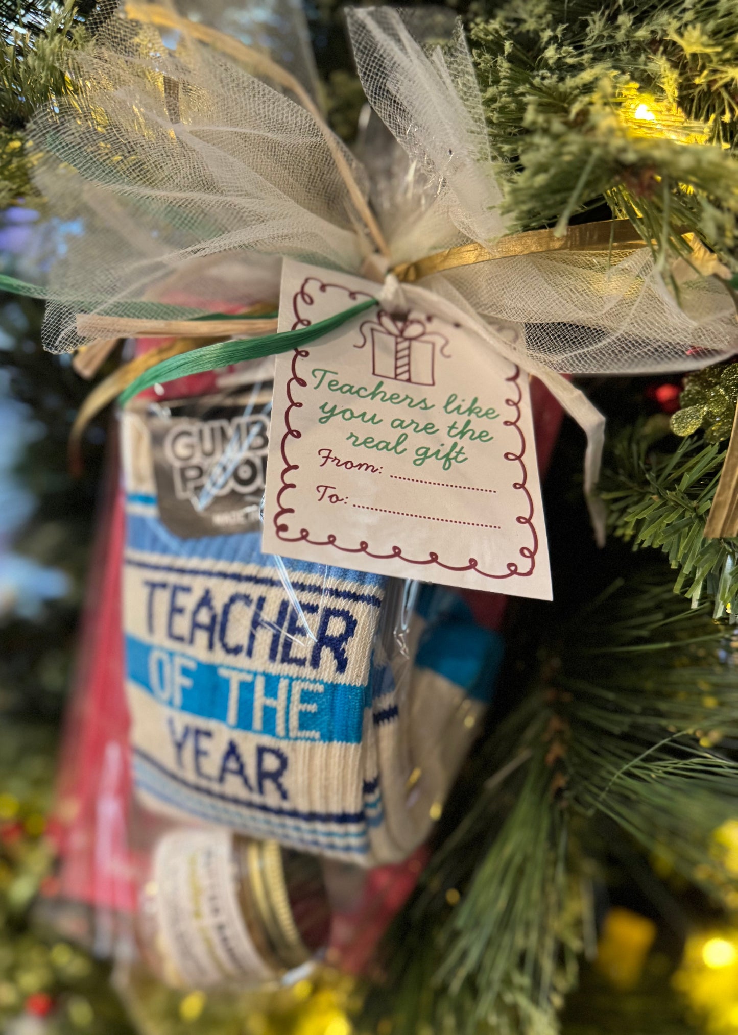 Pre-Wrapped Holiday Teacher Gift