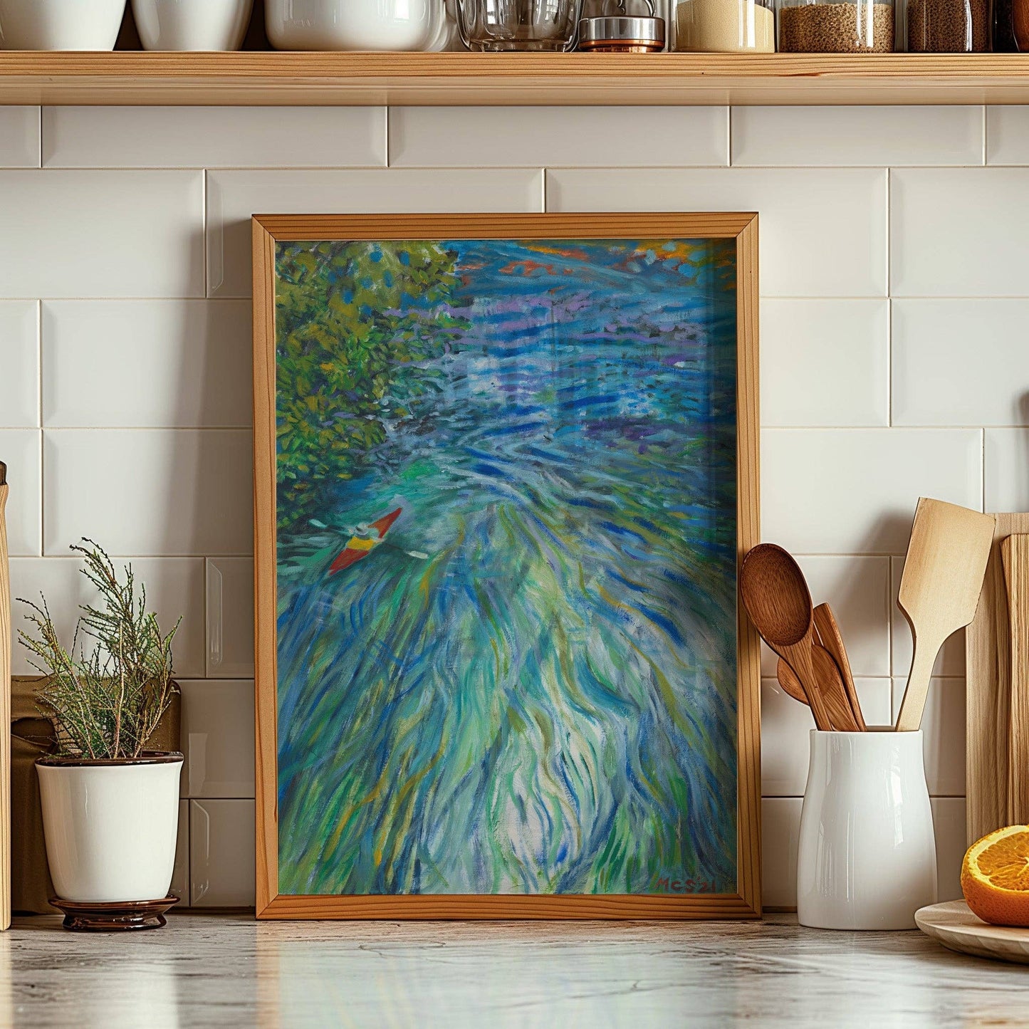 GUEST ARTIST COLLAB x MCSeaborne Art | San Marcos Texas River Art Print
