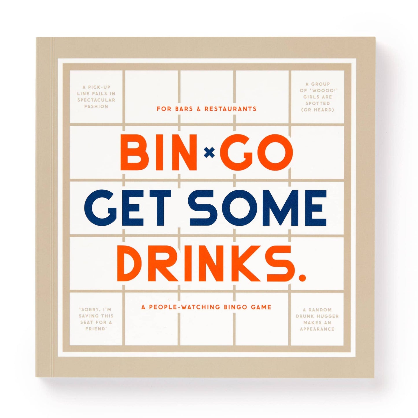 Bin-go Get A Few Drinks Bingo Book