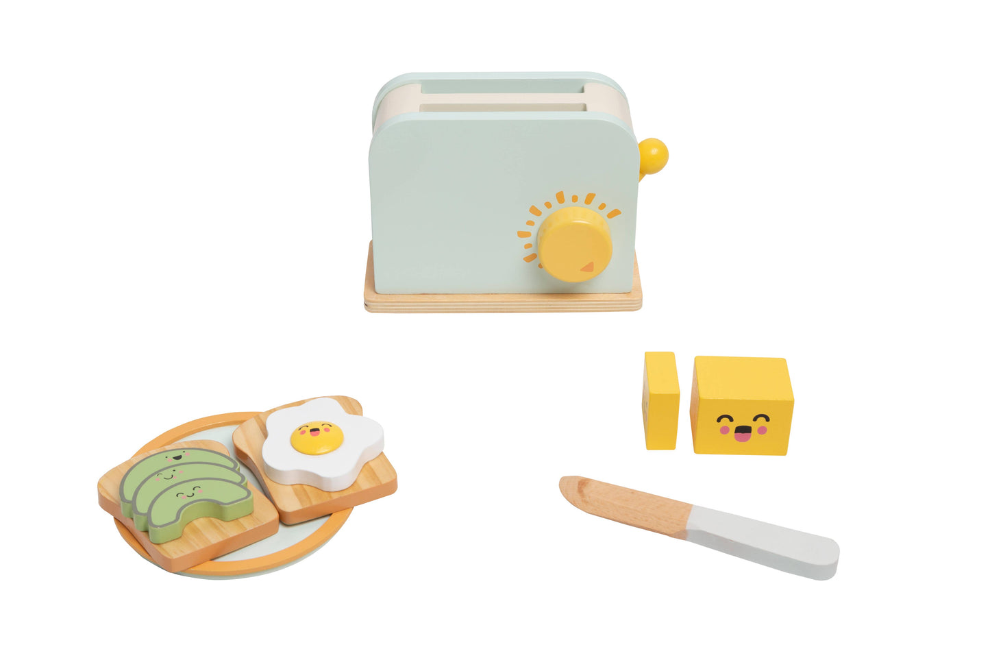 Brunch Time Wooden Toaster Set, Developmental Toy