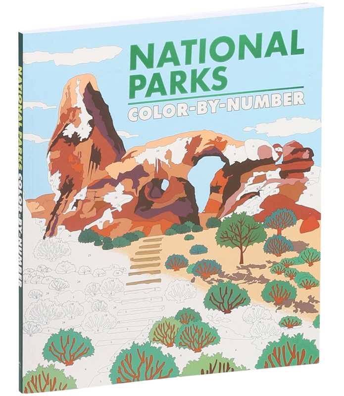 National Parks Color-by-Number by Editors of Thunder Bay Press