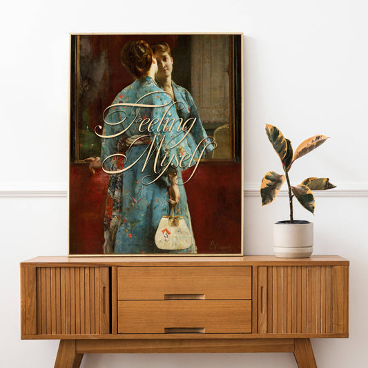 Feeling Myself -  Altered Classic Art Print