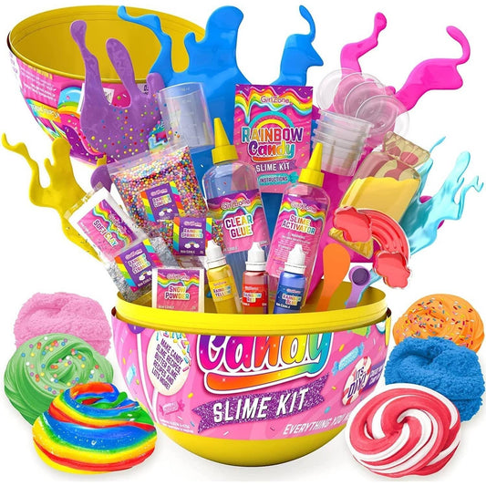 GirlZone Rainbow Candy Slime Kit