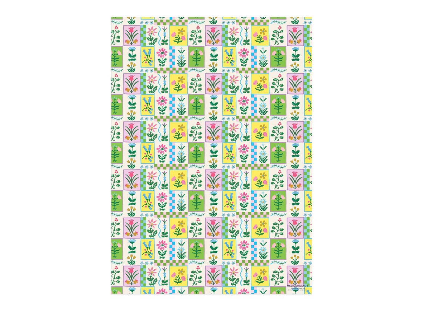 Retro Flower wrapping paper