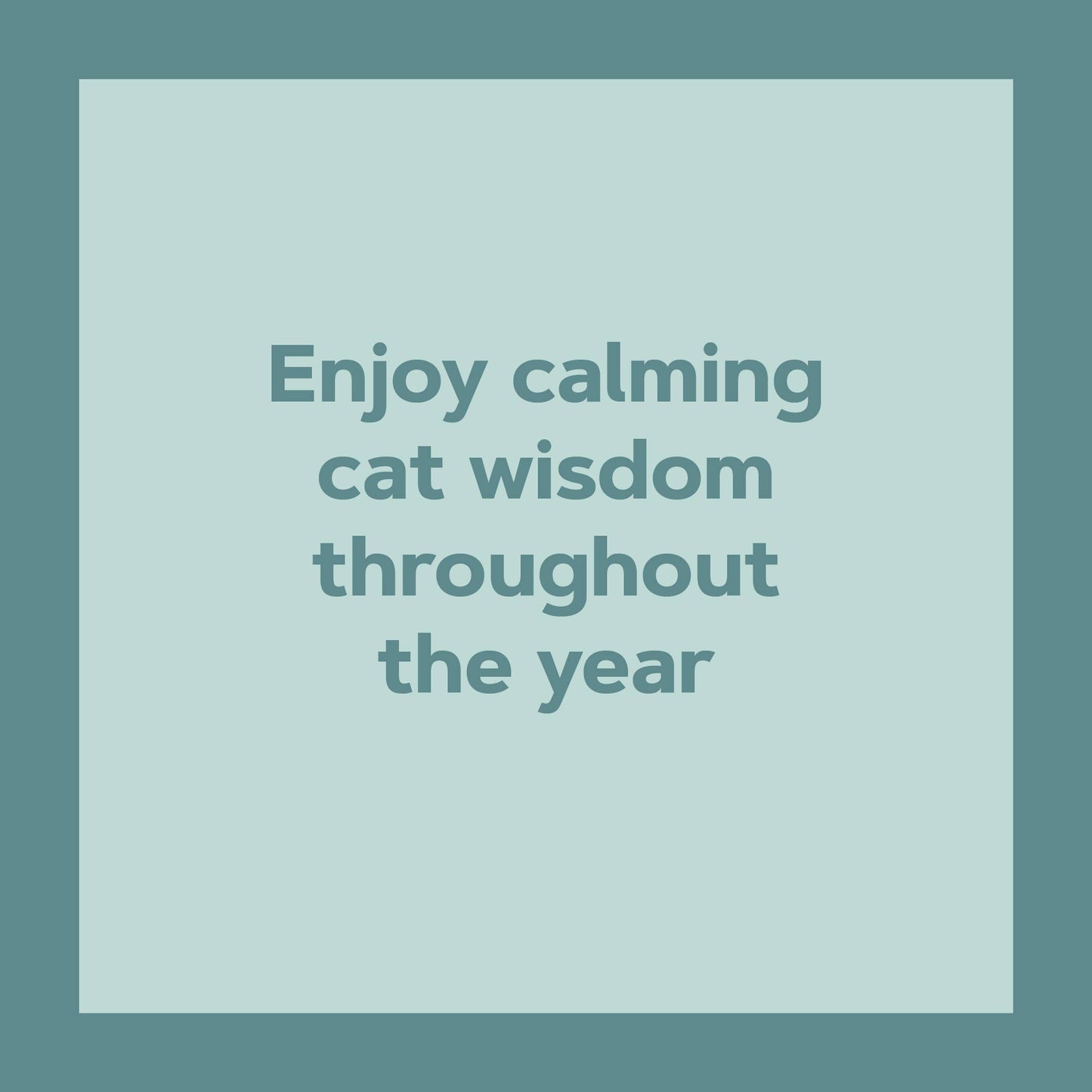 Catffirmations 2026 Wall Calendar