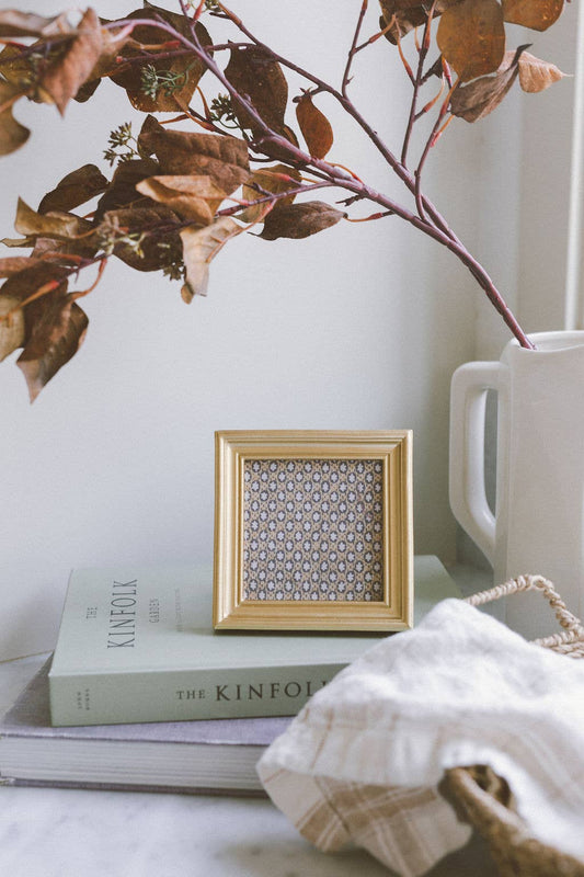 Beveled Square Gold Photo Frame