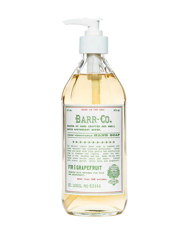 Barr-Co. Fir & Grapefruit Liquid Hand Soap