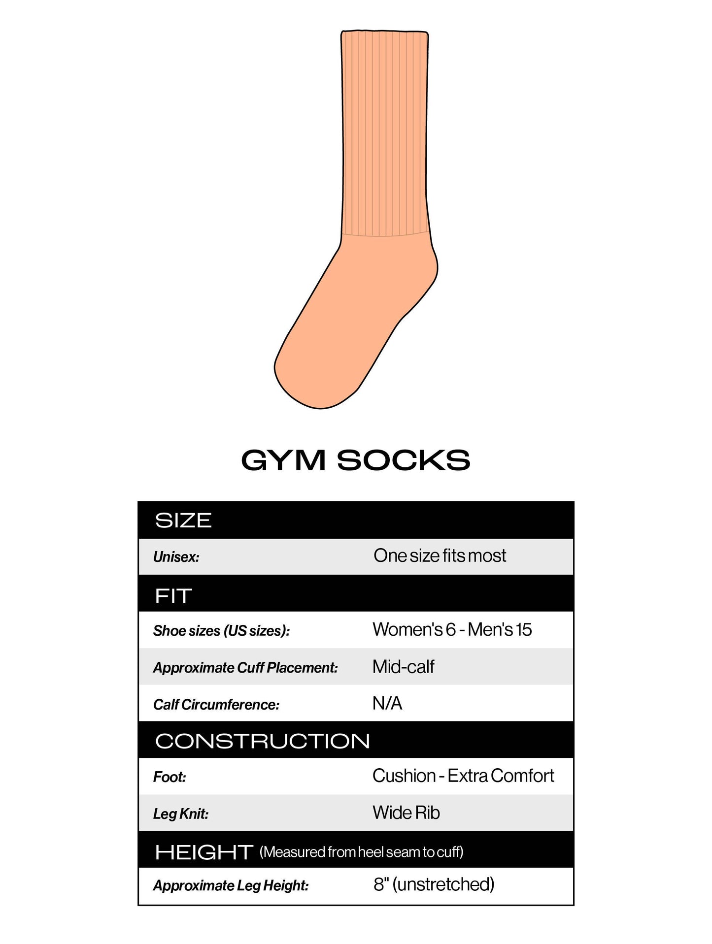 Respect The Locals Gym Crew Socks