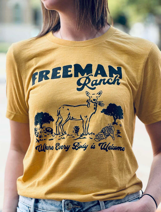 Freeman Ranch Mustard Tee