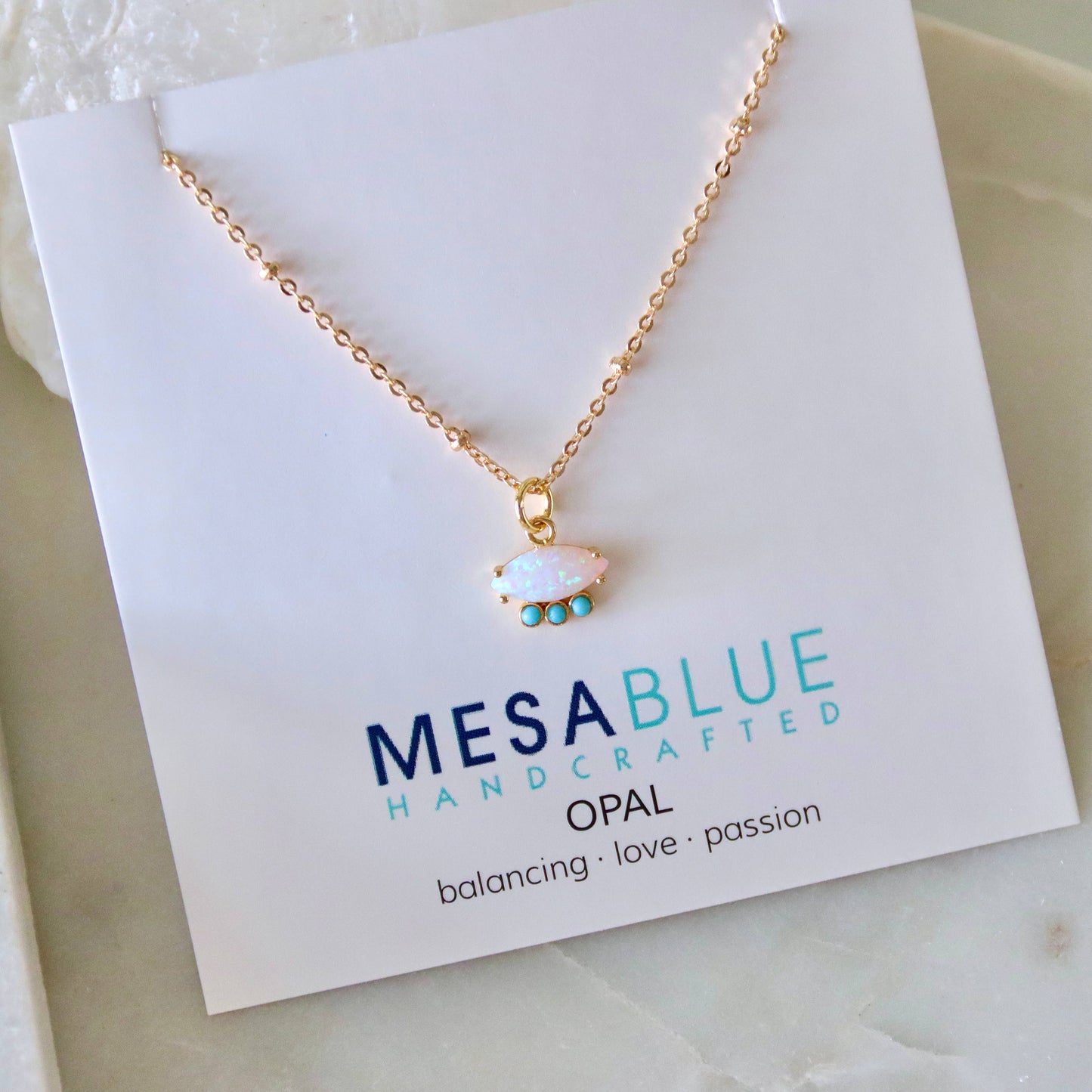 Opal and Turquoise Necklace