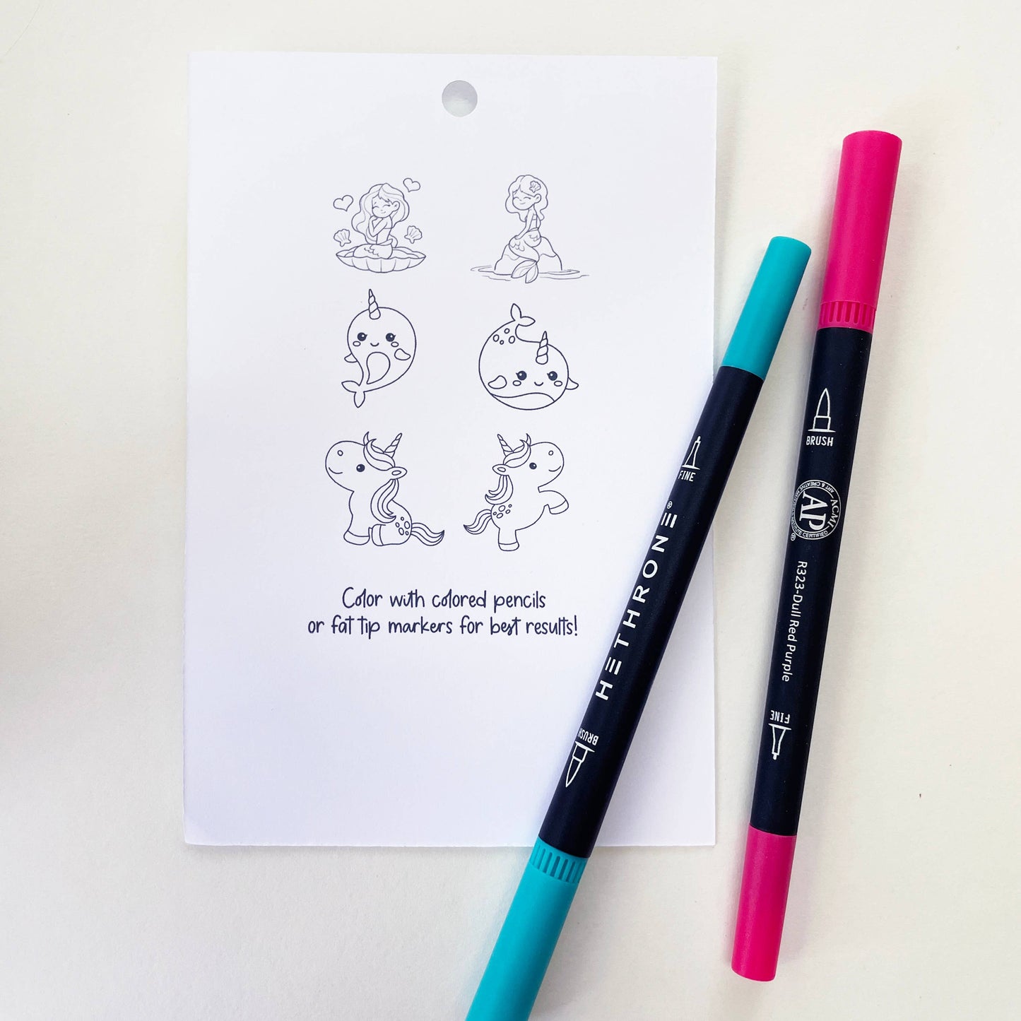 Color Your Own Magical Stickers