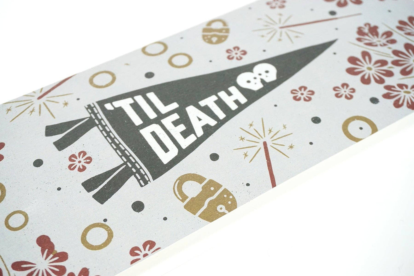 Til Death - Greeting Card & Matching Mini Pennant