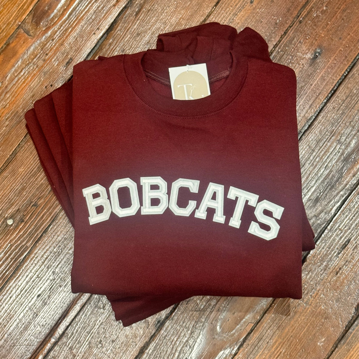 Bobcats Sweatshirt, Custom Sports Team Apparel