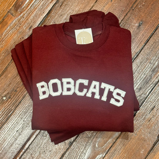 Bobcats Sweatshirt, Custom Sports Team Apparel