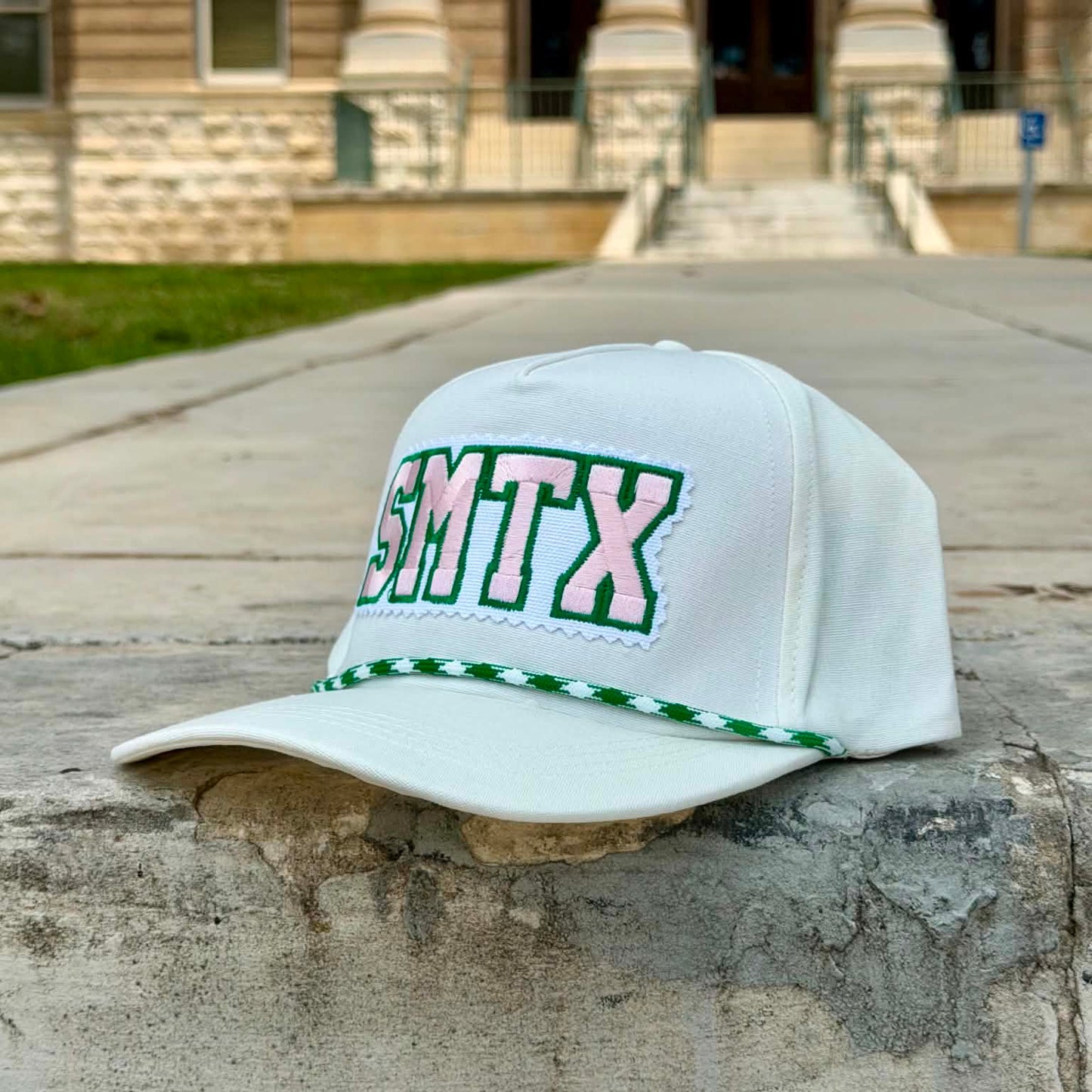 SMTX Pink/Green Rope hat