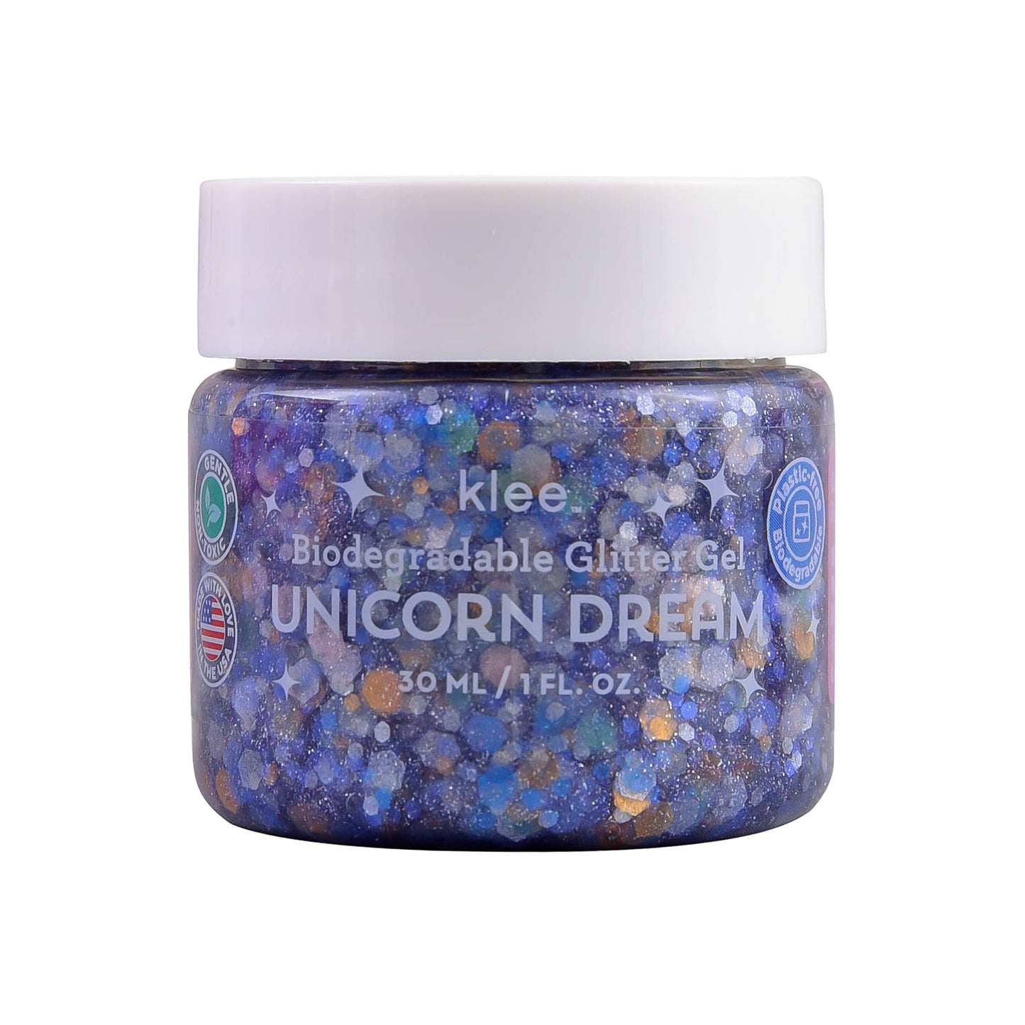 Unicorn Dream - Klee Biodegradable Glitter Gel,  1 oz