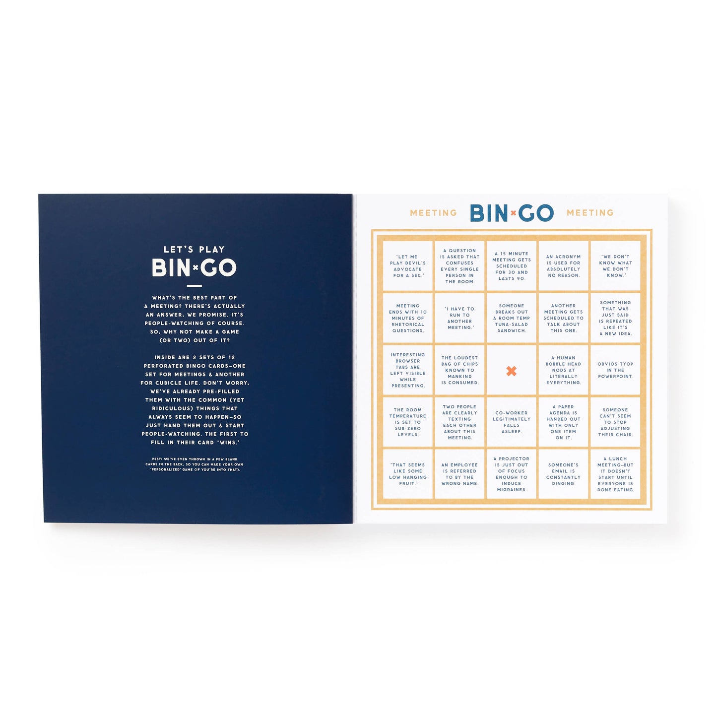 Bin-go To A Dumb Meeting Bingo Book