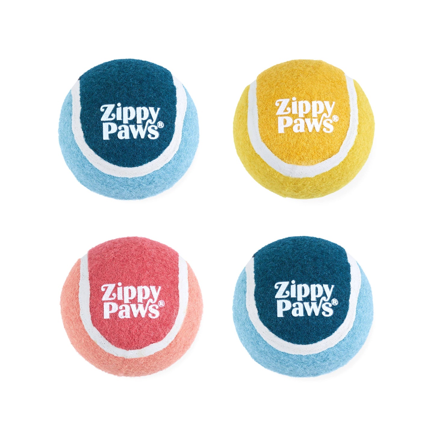 ZippyBallz 4-Pack - Dog Balls
