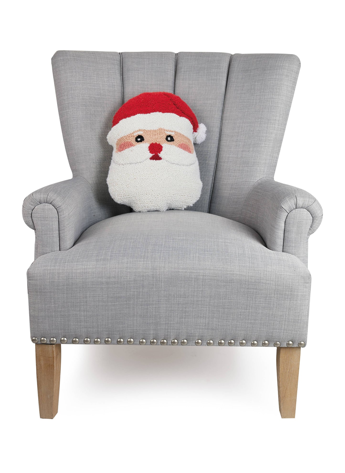 Shaped Santa Face Hook Pillow
