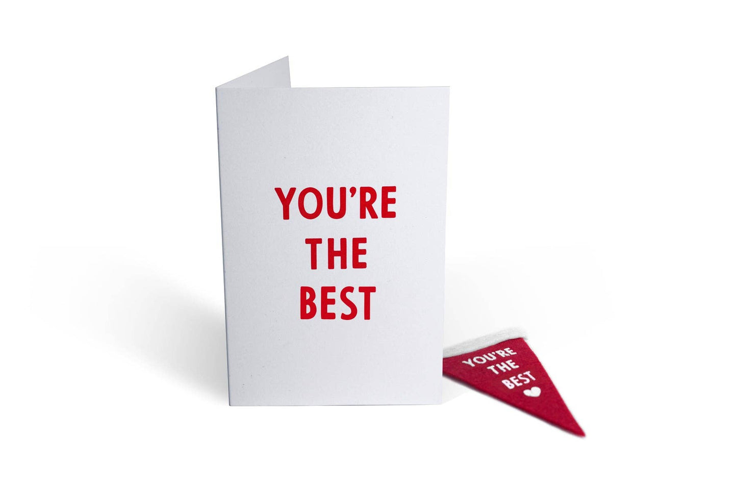 You're The Best Greeting Card & Matching Mini Pennant