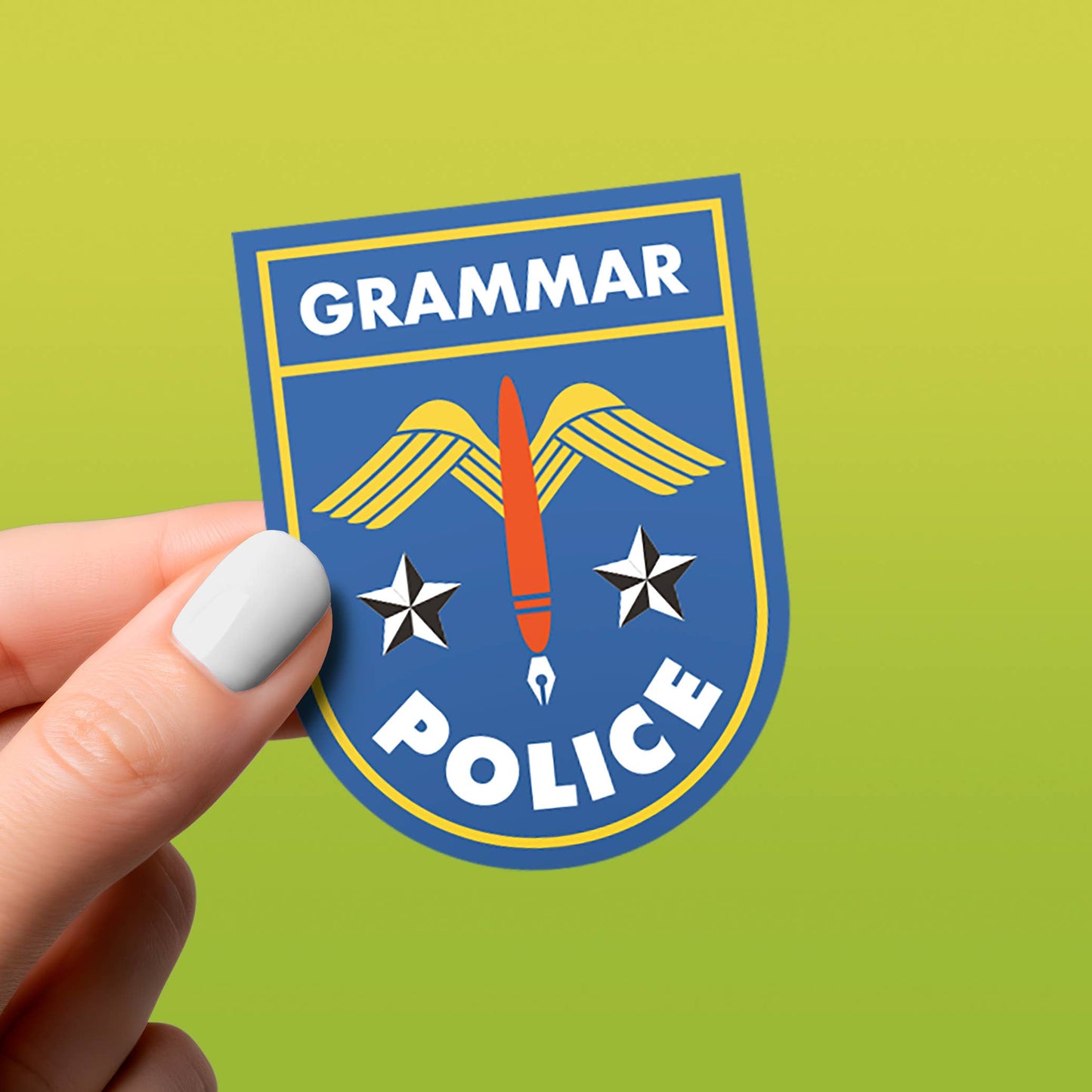 Grammar Police Sticker