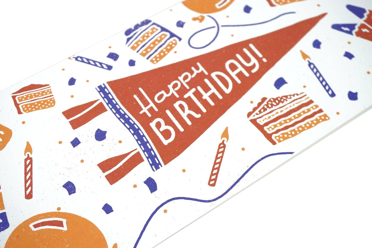 Happy Birthday! - Greeting Card & Matching Mini Pennant