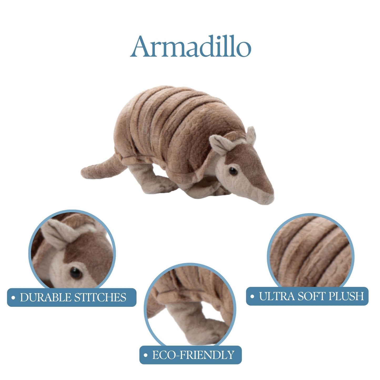 14" (42cm) Wild Onez Armadillo