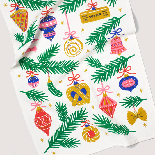 Food Ornaments Tea Towel
