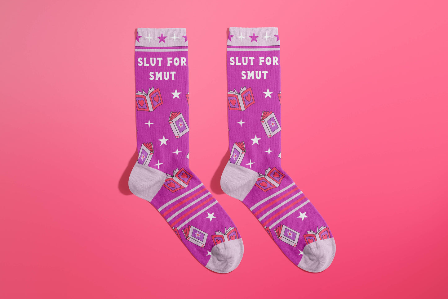 Slut For Smut Socks (funny socks, book lovers