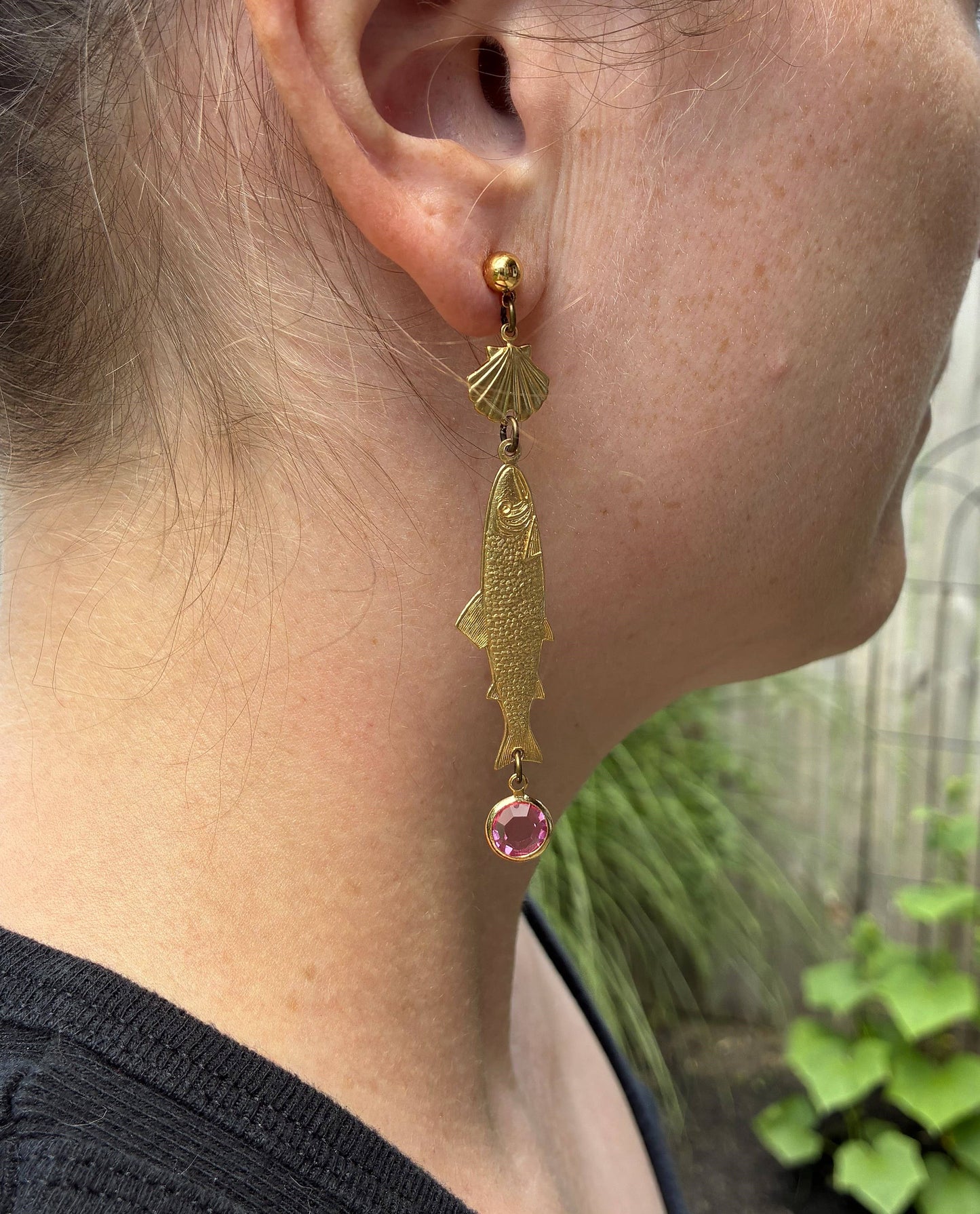 Nature Study Number 2 Vintage Charm Dangles