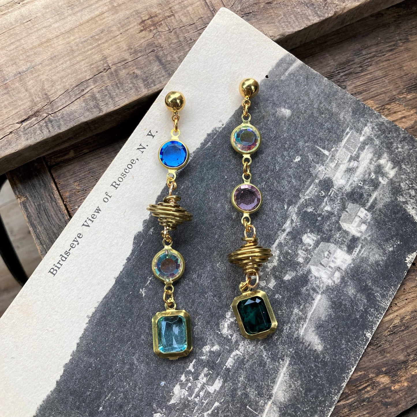 Galaxy Jewel Dangle Earrings