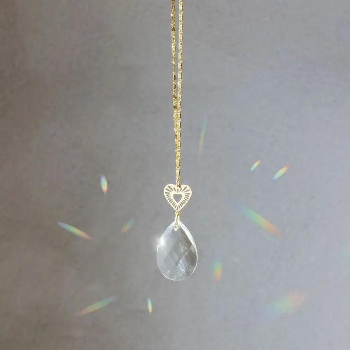 Pocket Suncatcher - Radiating Heart