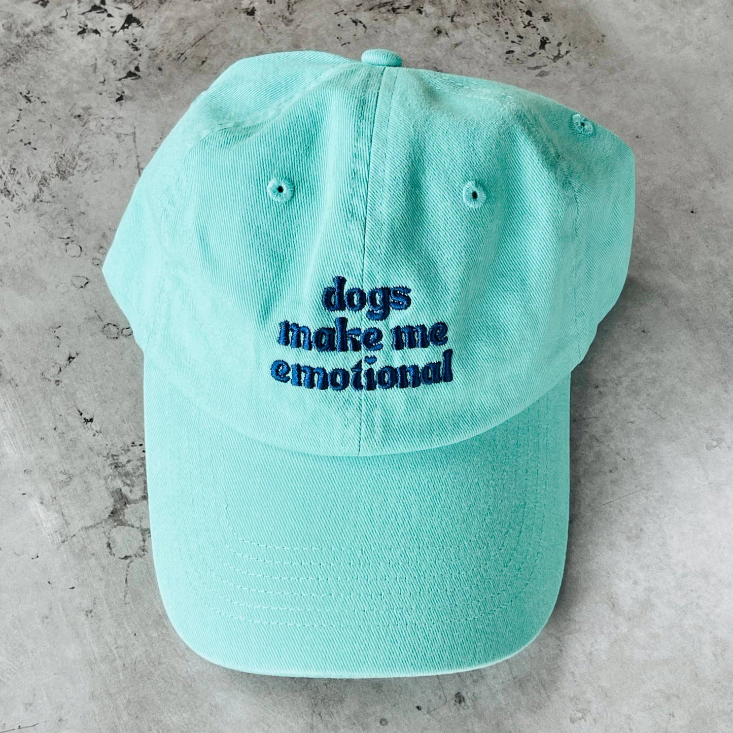 Dogs make me emotional Baseball Cap Unisex Dad Hat gifts