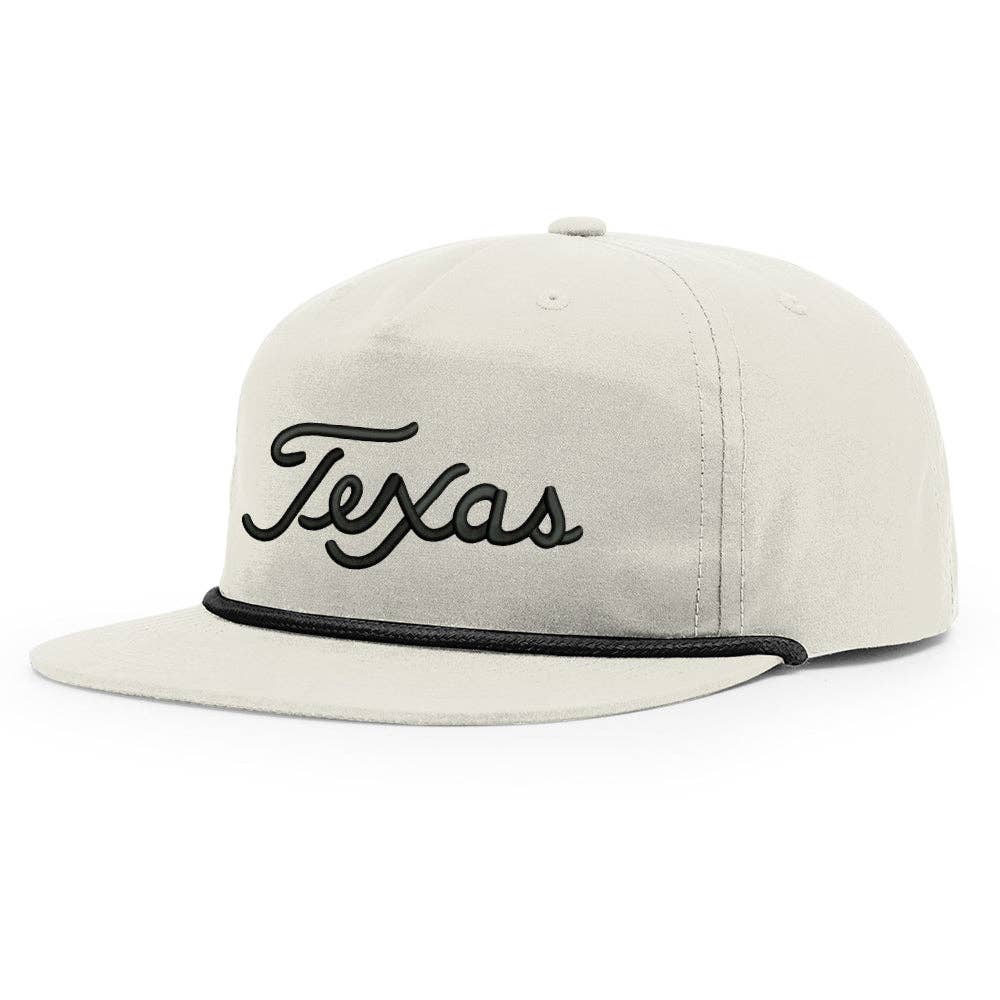 Texas Script Grandpa Rope 3D Embroidered Hat